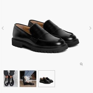 Thursday Boot Company Black Leather Loafers